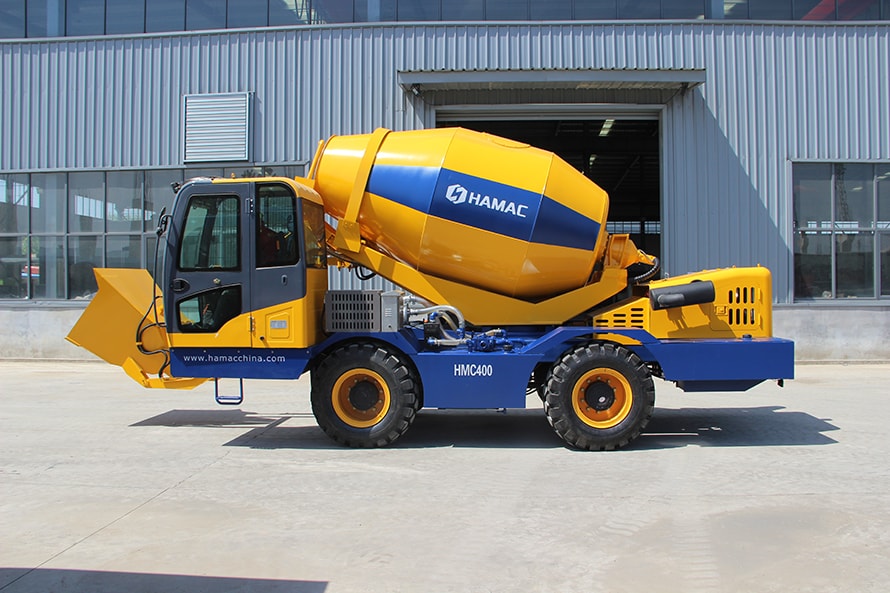 Self-loading Mobile Concrete Mixer