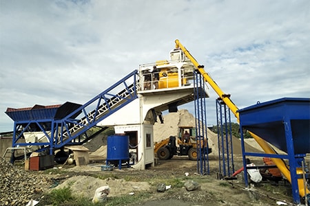 Mobile Concrete Batching Plant